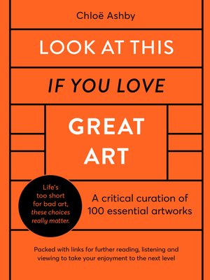 cover image of Look At This If You Love Great Art
